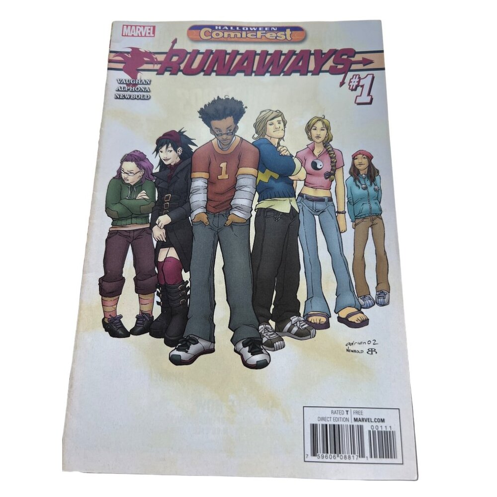 Runaways #1 Marvel Comic Book Halloween ComicFest 2017